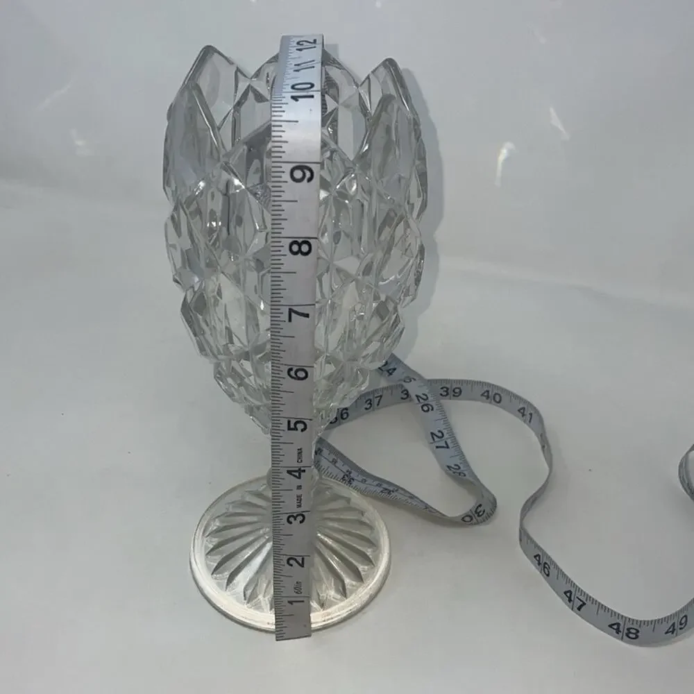 Antique Columbia Glass Henrietta Clear Vase